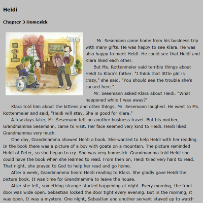 小海蒂的内容简介