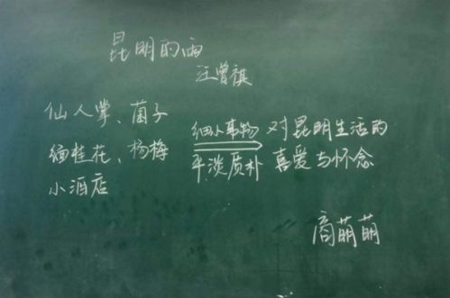 商萌萌     七年级语文《昆明的雨》