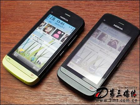 诺基亚手机: s60五版触屏娱乐机 多色诺基亚c5-03新到