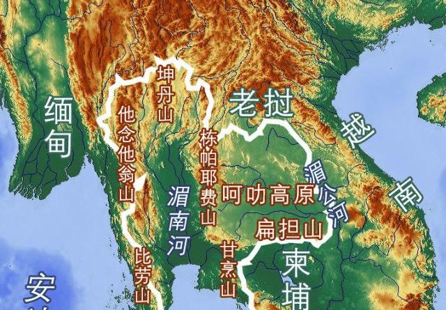 暹罗_阿瑜_山脉