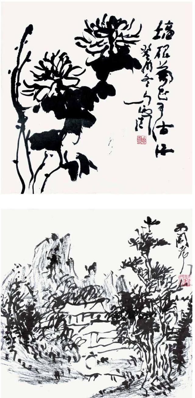 当代画坛最好的焦墨大家之一马西园的绘画,书法艺术!