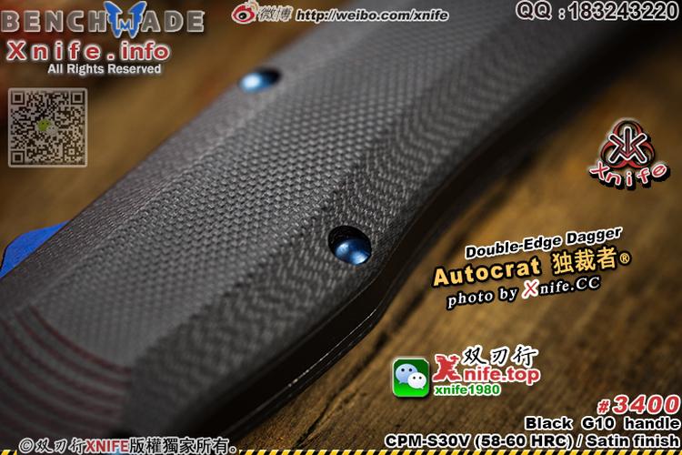 benchmade 蝴蝶 3400 "autocrat otf" "独裁者" 蝴蝶2019年最新款双锋