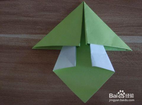 手工折纸-蘑菇折法