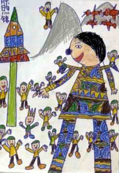 《巨人》儿童画