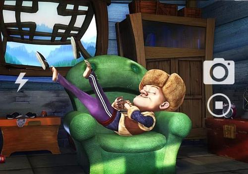 熊出没:反应光头强人性的五个抓拍镜头,他曾表演过"强哥躺"