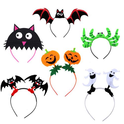 幼儿园节日装扮材料 万圣发箍头饰 diy 艺趣儿童万圣节主题手工