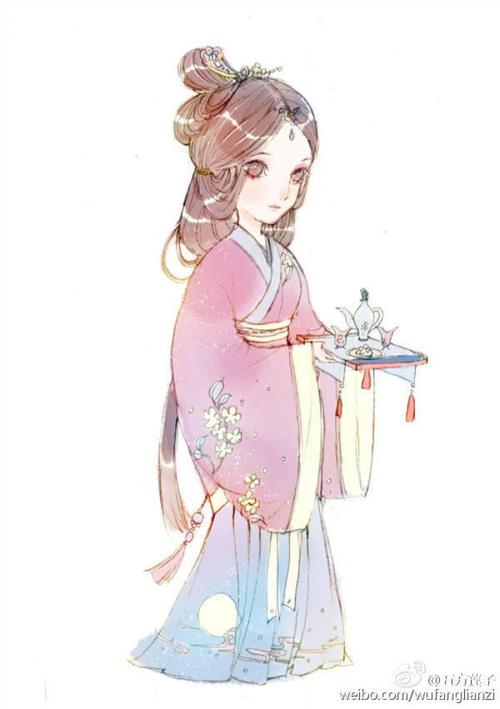 汉服,手绘