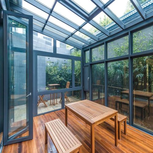 深圳别墅阳光房玻璃屋钢结构断桥铝合金阳光房封阳台露台雨棚