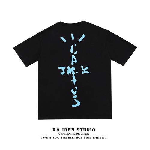 travisscottcactusjack汉堡薯条麦当劳人物t恤