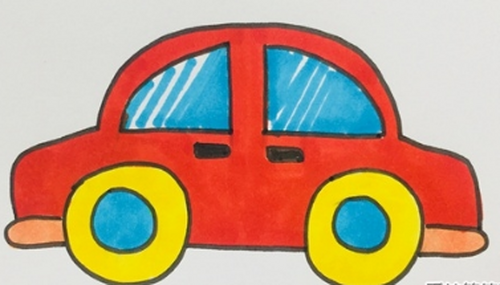 小汽车怎么画好看