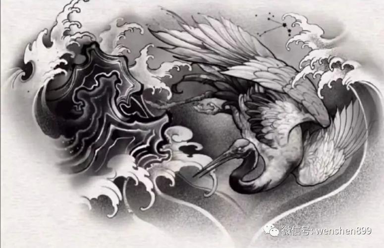 花胸纹身图案 纹身手稿 纹身素材 胸前纹身图案