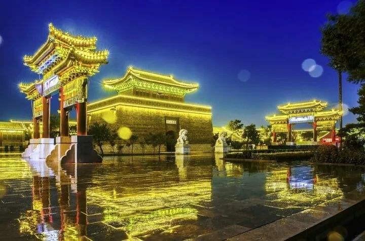 定州崇文街夜景