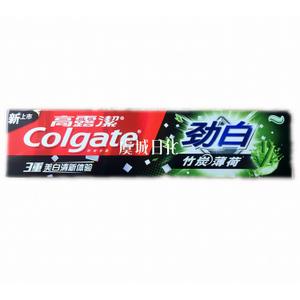 劲.炭 高露洁劲白竹炭薄荷防蛀牙膏90g/120克 3重美白清新