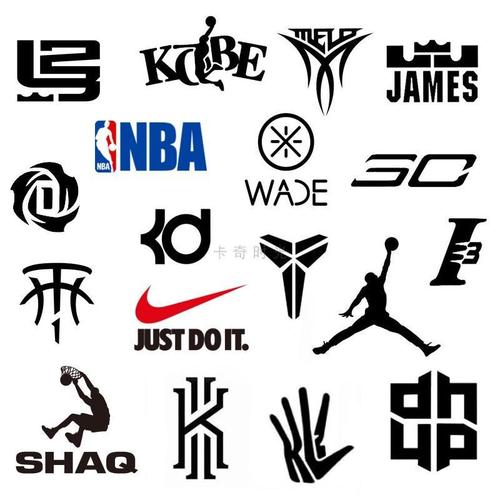 nba球星标志logo,保罗乔治logo符号 墙贴定制nba球星logo体育用品店宿舍装饰运动品牌篮球标志贴纸画