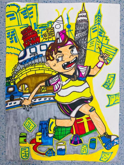 "龙杯"比赛绘画内容太好看了_绘画_潮流_潮流艺术