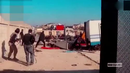 叙利亚战争,重机枪威力有多可怕,看这画面就知道,死亡