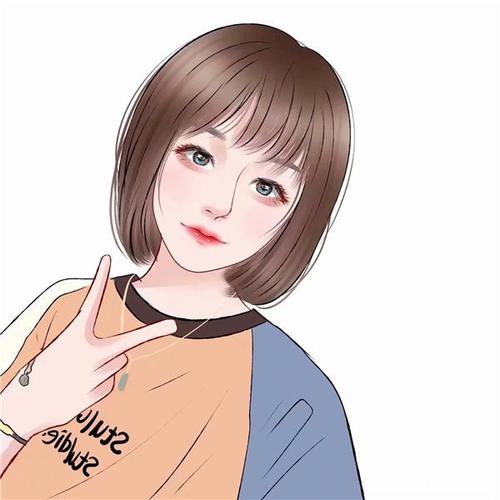 手绘现代气质美女头像 微信手绘女气质头像 头像手绘