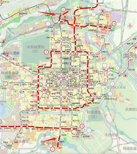 西安地铁2号线站点