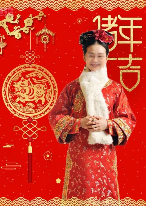 资深美女结伴拜新年