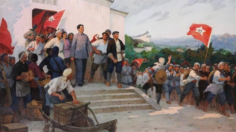 无声诗里颂千秋!百幅丹青画卷描绘百年党史的峥嵘岁月