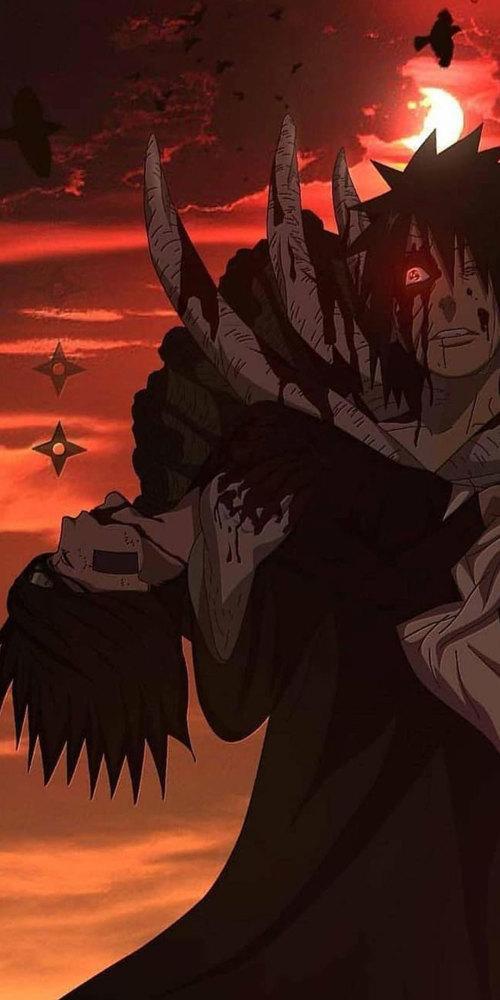 《火影忍者壁纸》带土写轮眼手机壁纸,这双眼睛背后的痛苦