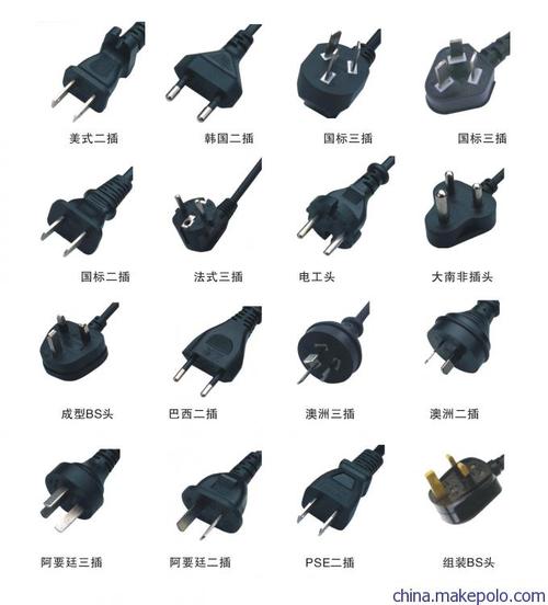 巴西电源线最新 巴西插头最红火 巴西三插电源线容川网上商城热卖