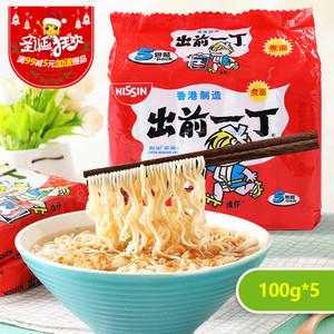 [包邮]香港进口出前一丁(经典麻油味)方便面100g*5袋泡面速食早餐