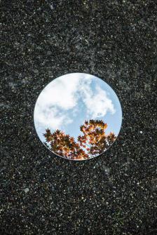 镜中花,水中月.