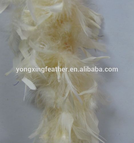 40g ivory feather boa for event decor