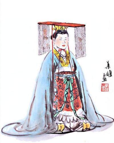 曹操控制汉献帝,挟天子以令诸侯,图为汉献帝刘协画像