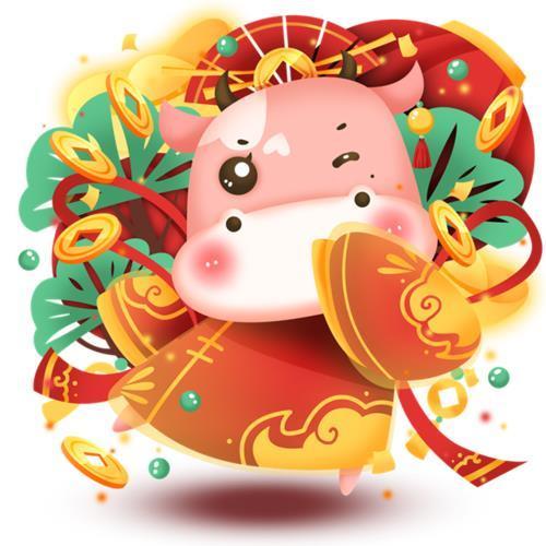 2021年牛年的画怎么画,2021年的新年画怎么画 2021牛年新年快乐diy满钻钻石画家用印花十字绣套件