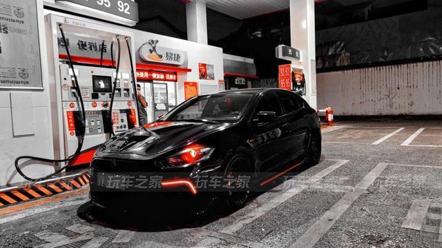 冷门小钢炮进化黑武士后太帅了菲亚特致悦改装案例