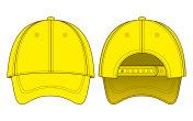 baseball cap vector for template