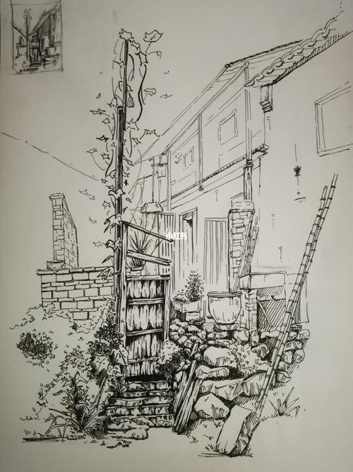 建筑速写～_建筑_速写_建筑速写_文化_绘画