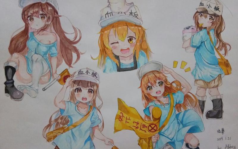 [马克笔手绘]这么多血小板,哪个是你的最爱?