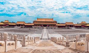 北京故宫博物院全景图摄影图片
