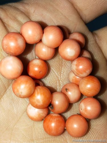 清代老珊瑚珠子一串