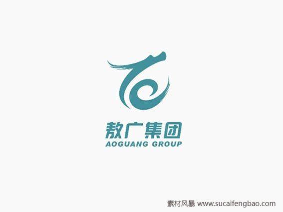 龙形logo标志设计欣赏