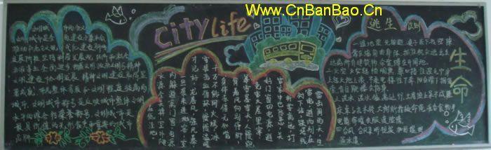 知识守护生命黑板报