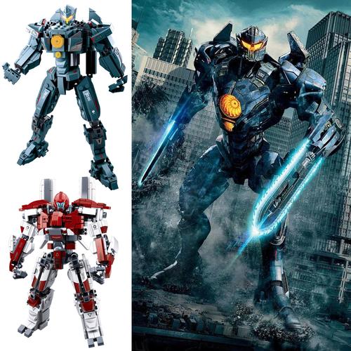 乐高积木复仇流浪者机器人模型环太平洋机甲男孩益智拼装玩具高达