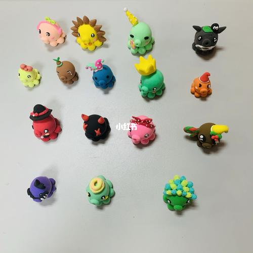 超轻黏土手工 小章鱼99_手工制作_超轻黏土_摆件_轻