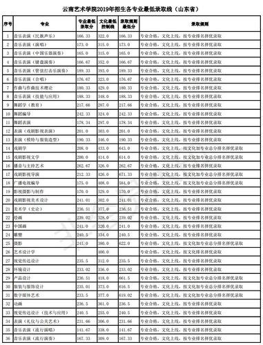 艺考| 云南艺术学院2019录取分数线_播音
