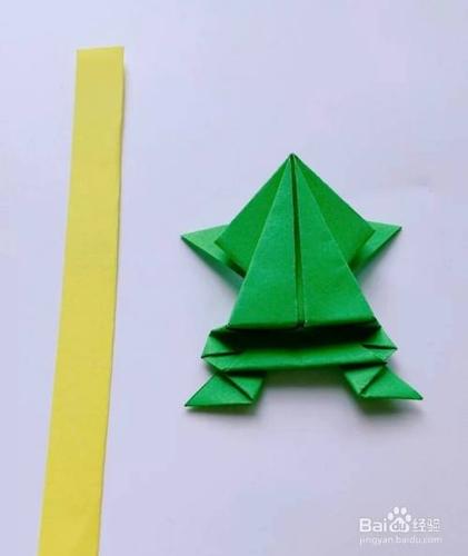 青蛙的折法一按会跳