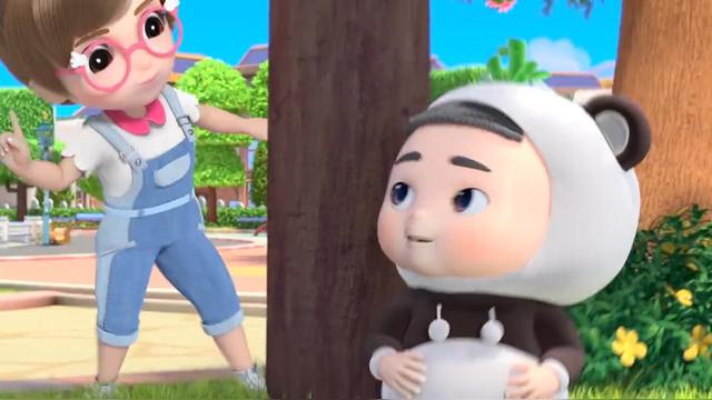 百变校巴:卡卡被发现,现在就差胖熊了,躲到哪里去了