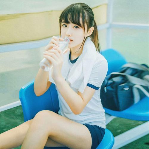特价日本学生装 女套装_夏季日本学生体操服高校园运动服女可爱两件