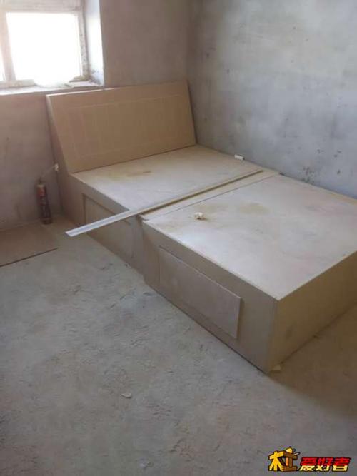 做了个单人床. - 现代木工diy - 中国木工爱好者-网