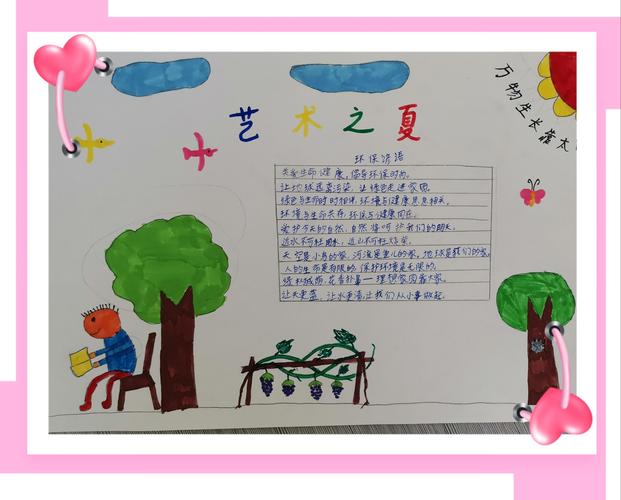 【艺术之夏】三一班"艺术之夏"手抄报作品展