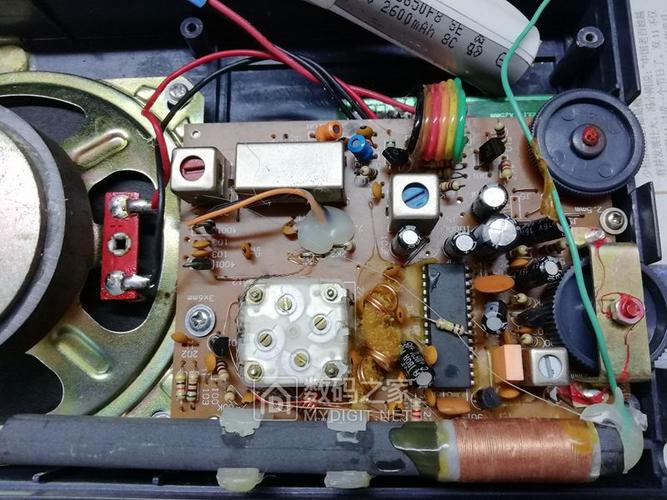 珠江pr833收音机改锂电池供电