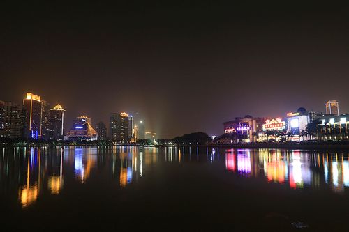 厦门白鹭洲夜景