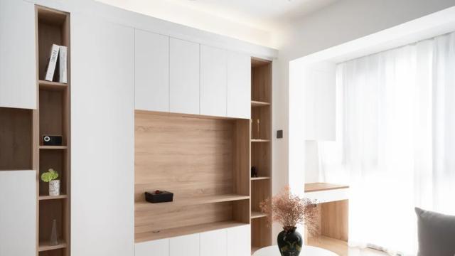 鞋柜电视墙一体,厨餐厅洗手台一体,这个42㎡小家太会利用空间了